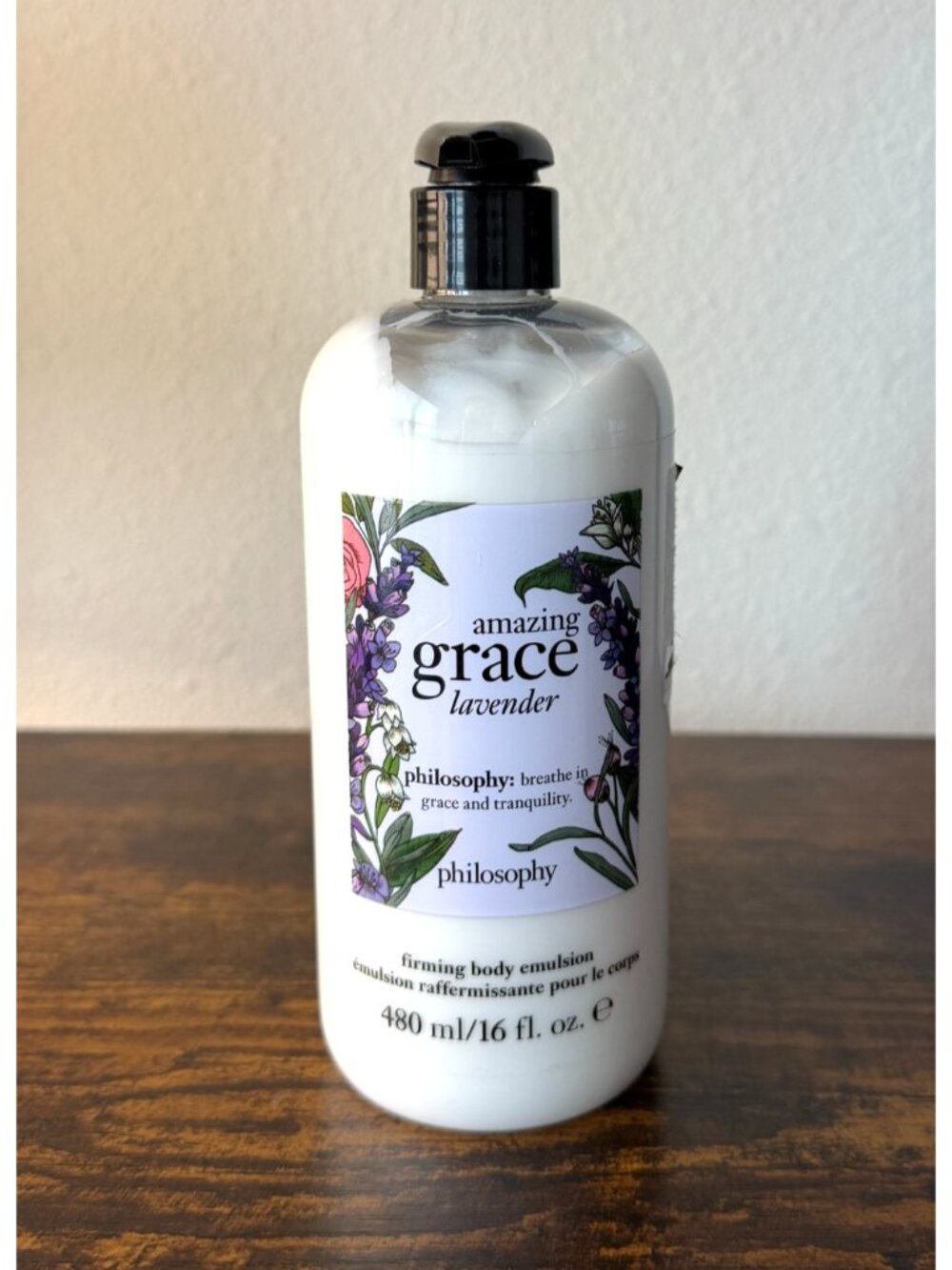 Philosophy Amazing Grace Lavender Firming Body Emulsion 16 oz New Sealed